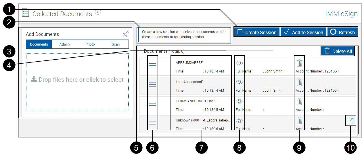 Collected Documents Page with Undefined Document