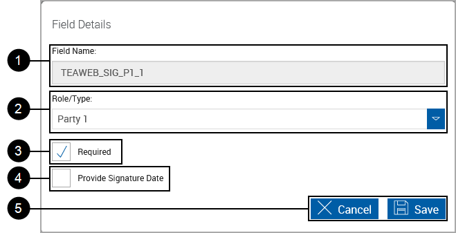 Default Field Details