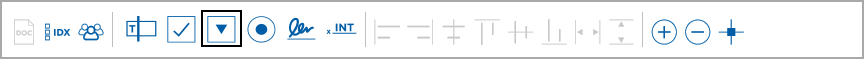 Select the Drop Down Icon