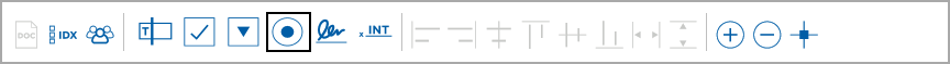 Select the Radio Button Icon