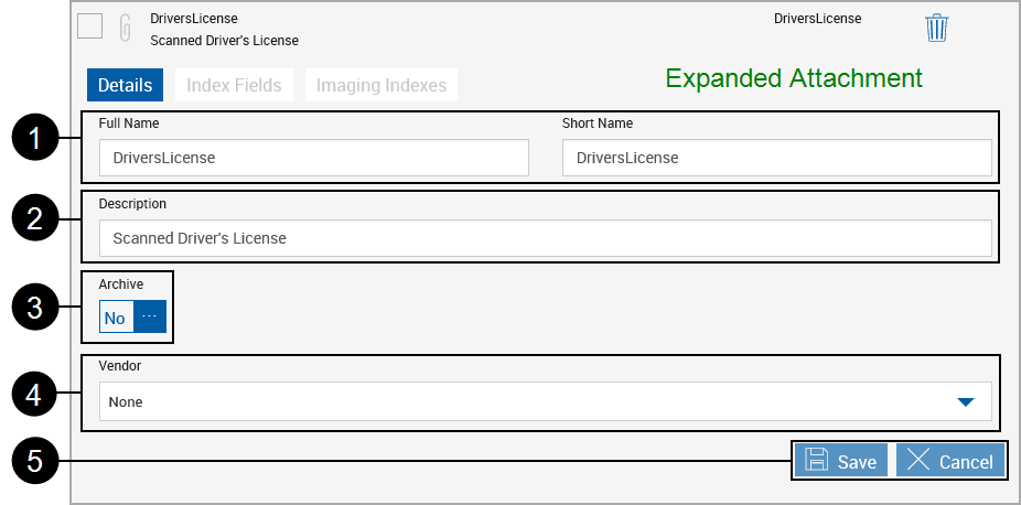 Document Maintenance (RTS), Expanded Attachment Document Maintenance (RTS), Expanded Attachment