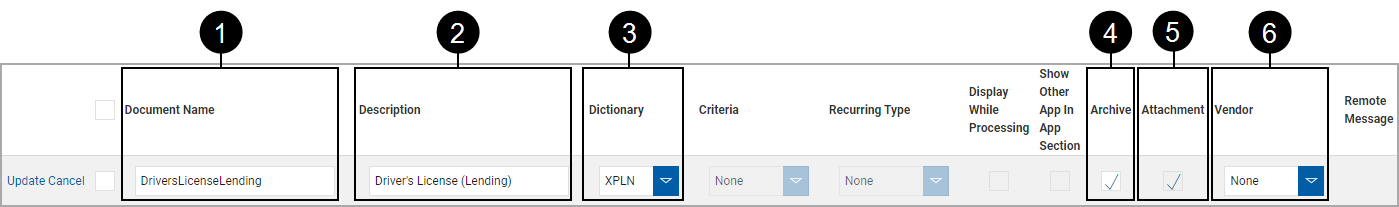 Add Attachment, New Row Add Attachment, New Row