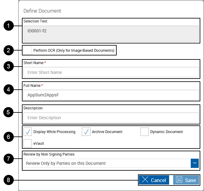 Define Document, Default