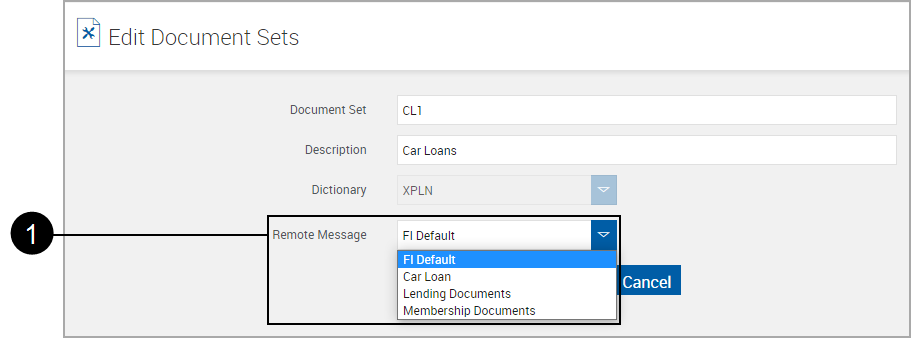 Edit Document Sets Edit Document Sets