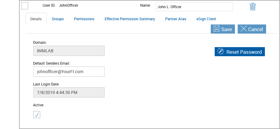User Information, Expanded User Information, Expanded