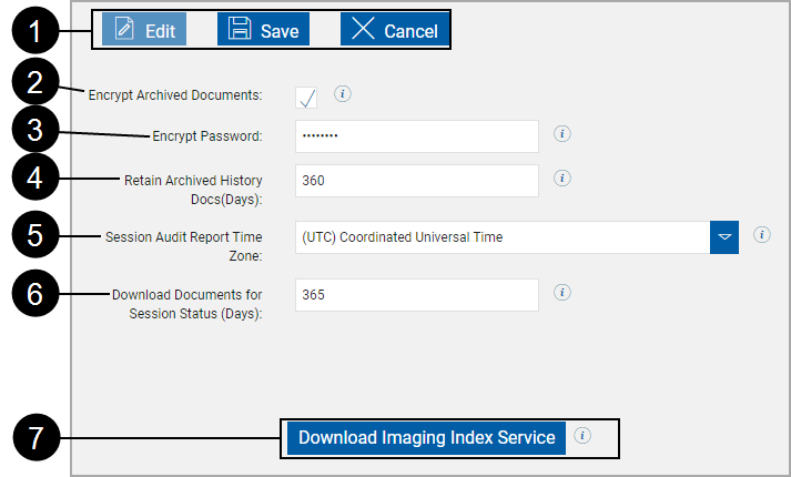 XML General Settings Archive Tab
