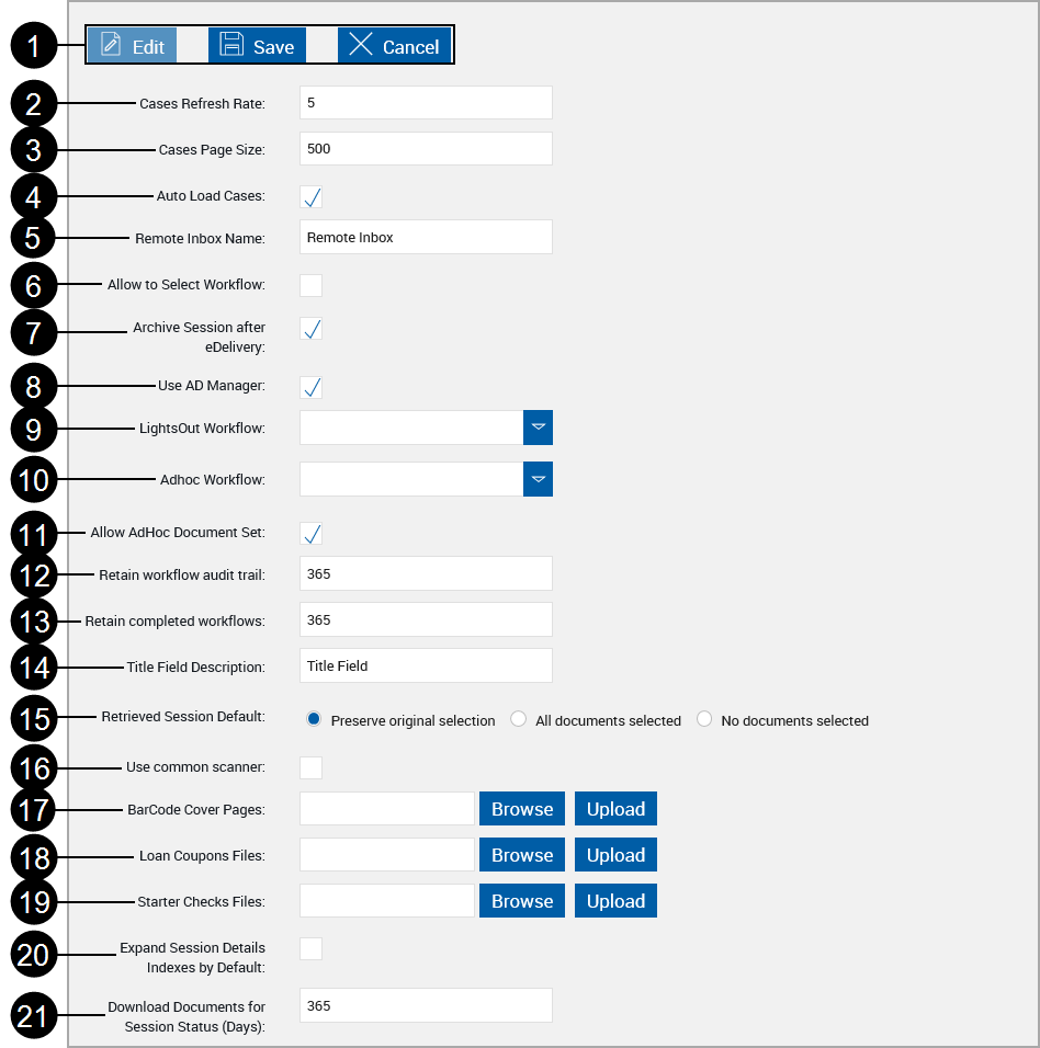 General Settings Add-Ons Tab