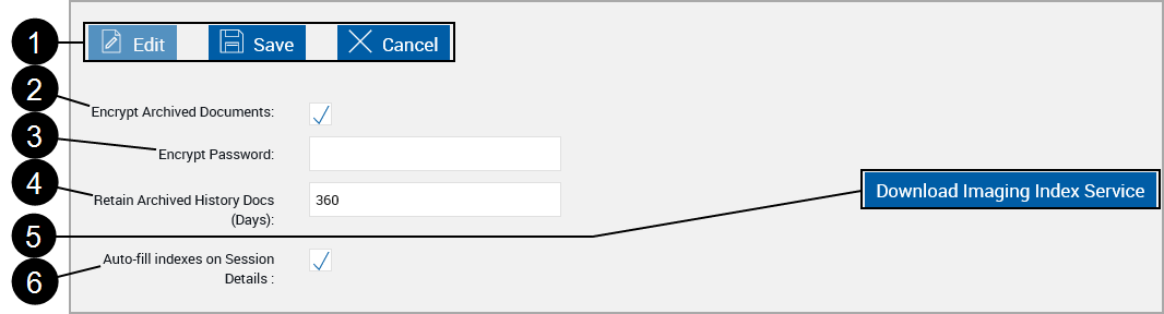 General Settings Archive Tab