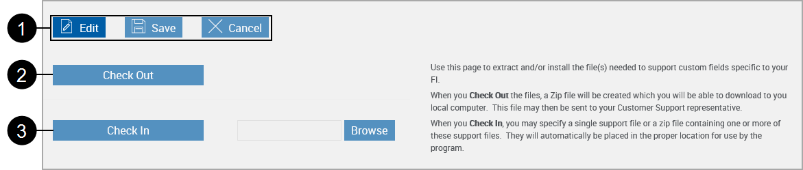 General Settings Check-In/Check-Out Tab General Settings Check-In/Check-Out Tab