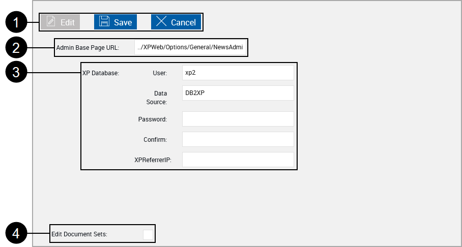 General Settings XP Tab General Settings XP Tab