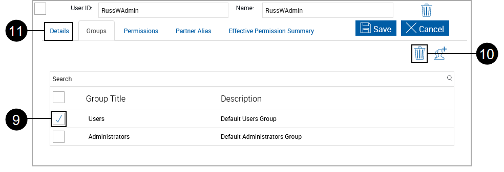 New User Template remove User Group